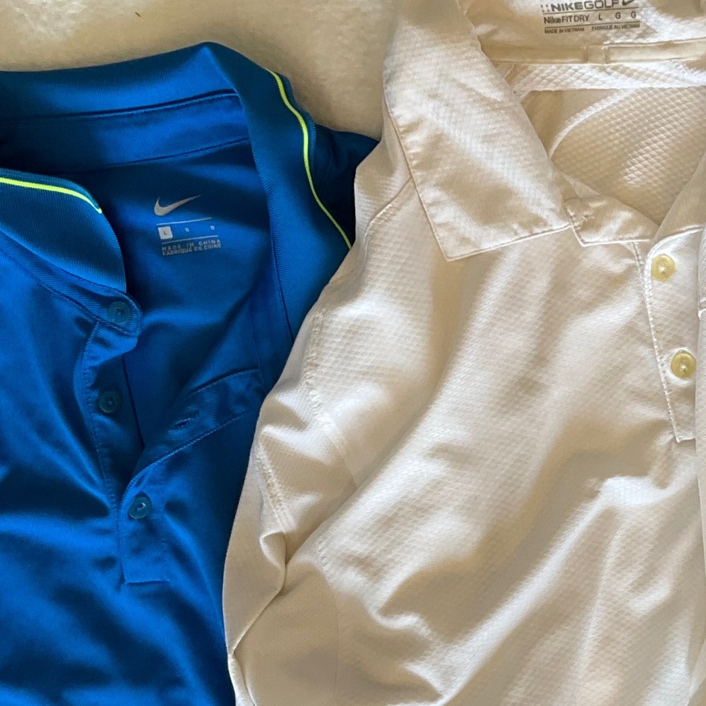 #4 Nike polo tennis and golf T shirts